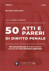 50 atti e pareri di diritto penale. 3.