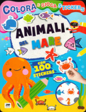 Animali del mare. Colora e gioca stickers. Ediz. a colori