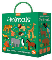 Animals. Q-box. Ediz. a colori. Con puzzle
