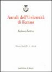 Annali dell Università di Ferrara. Sezione lettere
