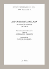 Appunti di pedagogia di Giulio Barberis (1847-1927)