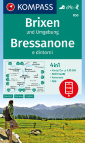 Carta escursionistica n. 050. Bressanone e dintorni 1:25.000. Ediz. italiana, tedesca, francese e inglese
