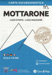 Carta escursionistica Mottarone. Scala 1:25.000. Ediz. italiana, inglese, tedesca e francese. 17: Lago d Orta, Lago Maggiore