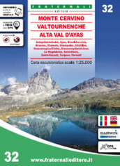 Carta n. 32. Monte Cervino, Val Tournenche, Alta Val d Ayas