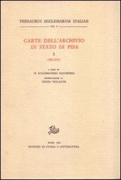 Carte dell Archivio di Stato di Pisa. 1.780-1070