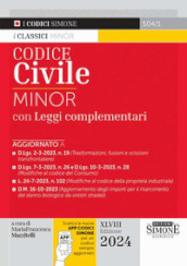 Codice civile. Ediz. minor. Con app