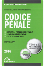 Codice penale. Concorso in magistratura 2016