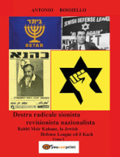Destra radicale sionista revisionista nazionalista Rabbi Meir Kahane, la Jewish Defense League ed il Kach. 1.
