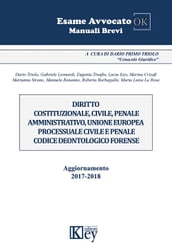 Diritto costituzionale, civile, penale amministrativo, unione europea, processuale civile e penale,codice deontologico forense