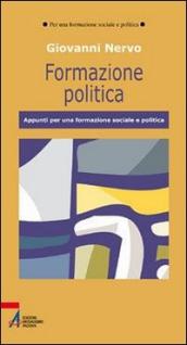 Formazione politica. Appunti per una formazione sociale e politica