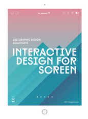 Interactive design for screen. 100 graphic design solutions
