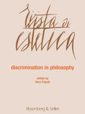 Rivista di estetica (2017). 64: Discrimination in philosophy
