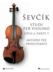 Sevcik violin studies Opus 6 Part 7. Ediz. italiana