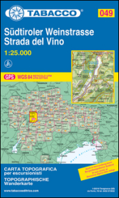 Strada del vino-Sudtiroler Weinstrasse 1:25.000