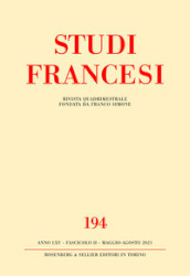 Studi francesi. Vol. 194: Baudelaire et son cénacle