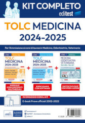 TOLC Medicina 2024-2025. Manuale di teoria e test per l ammissione ai corsi di laurea in medicina, odontoiatria e veterinaria. Kit completo. Con e-book. Con software di simulazione