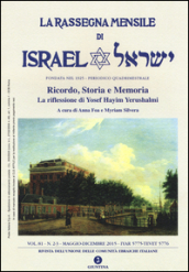 La rassegna mensile di Israel (2015). 81: La riflessione di Yosef Hayim Yerushalmi