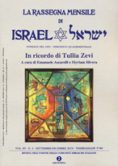 La rassegna mensile di Israel. Ediz. italiana e inglese (2019). 85/3.