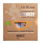 Un tè con Banksy. A tea with Banksy. Con Filtro di tè blu con blend ispirato a Banksy