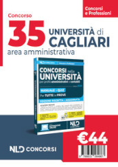 35 posti Università di Cagliari. Concorso area amministrativa: Manuale + Quiz 2024