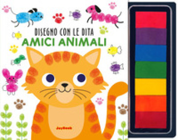 Amici animali. Disegno con le dita. Ediz. illustrata. Con 7 spugnette di inchiostro