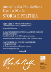 Annali della Fondazione Ugo La Malfa. Storia e politica (2020). Vol. 35