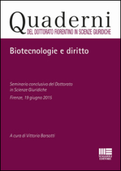 Biotecnologie e diritto