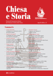 Chiesa e storia. Rivista dell Associazione Italiana dei Professori di Storia della Chiesa (2021). Vol. 11