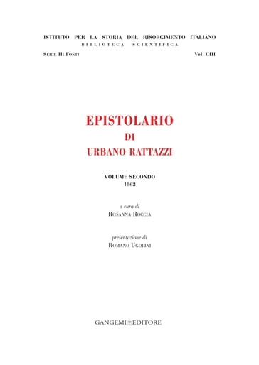 Epistolario di Urbano Rattazzi