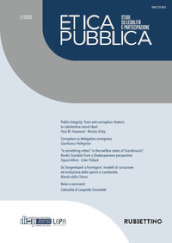 Etica pubblica. Studi su legalità e partecipazione (2020). 2.