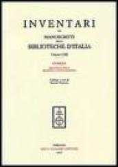 Inventari dei manoscritti delle Biblioteche d Italia. Vol. 112: Gorizia. Biblioteca civica. Biblioteca Isontina