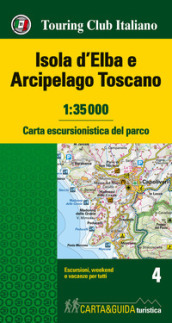 Isola d Elba e Arcipelago toscano. Carta escursionistica del parco. 1:35.000