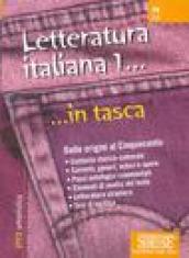 Letteratura italiana. Vol. 1: Dalle origini al Cinquecento