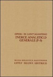 Opera Omnia di Sant Agostino. Indice analitico generale. Vol. 4: P-S