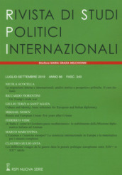 Rivista di studi politici internazionali (2019). 3.