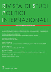 Rivista di studi politici internazionali (2022). Vol. 3-4