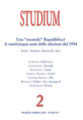 Studium (2019). Vol. 2: Una «seconda» Repubblica? A venticinque anni dalle elezioni del 1994