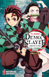TV anime Demon slayer. Kimetsu no yaiba official character s book. Con Adesivi. Vol. 1