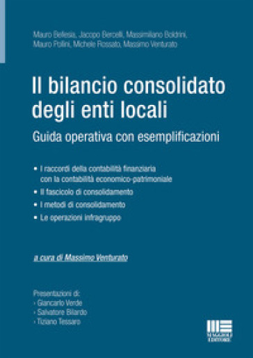 Il bilancio consolidato degli enti locali. Guida operativa con esemplificazioni