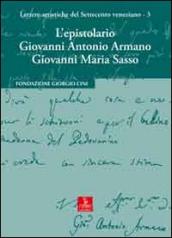 L epistolario Giovanni Antonio Armano e Giovanni Maria Sasso