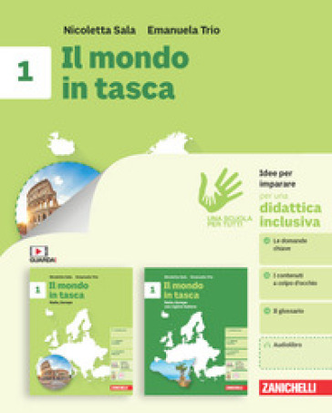 Il mondo in tasca. Idee per imparare. Con Regioni italiane. Per la Scuola media. Vol. 1: Italia, Europa